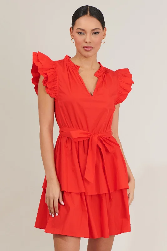 Maternity Club Mini Dresses-Marisol Tiered Mini Dress