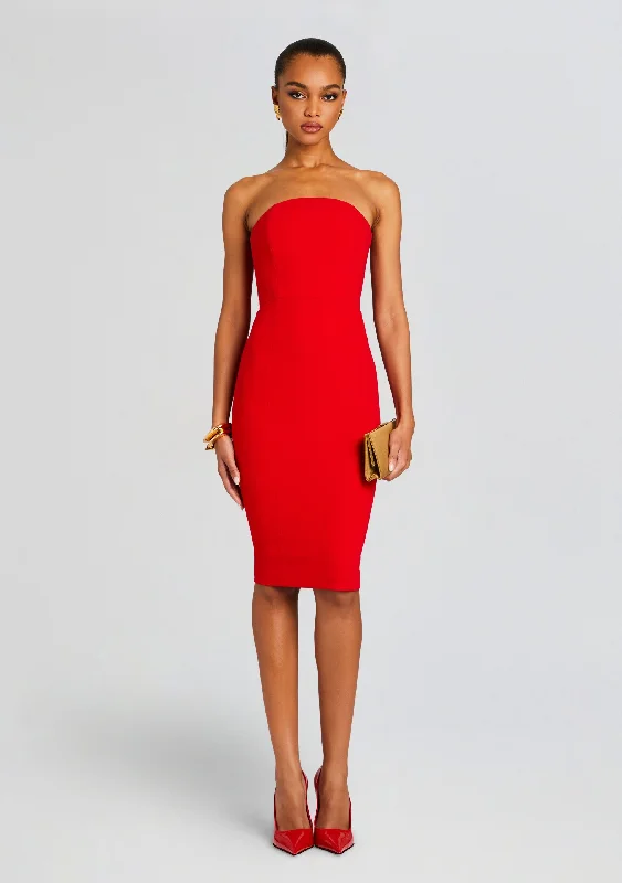 Women Club Midi Dresses-Half Moon Midi Dress