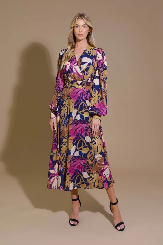 Floral Formal Midi Dresses-LOST IN YOUR EYES WOVEN MIDI DRESS