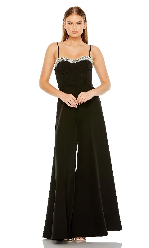 Chiffon Maxi Dresses-Mac Duggal Long Formal Jumpsuit 11765