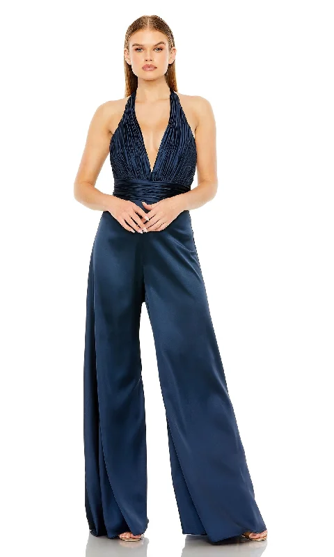 Cheap Geometric Maxi Dresses-Mac Duggal Long Formal Jumpsuit 49810